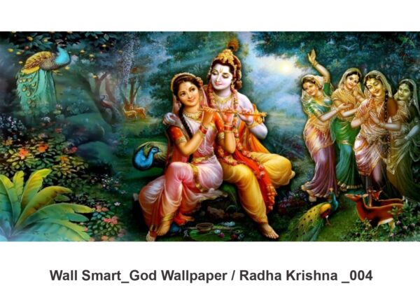 Radha Krishna customised wallpaper 004