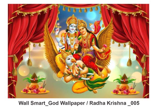 Radha Krishna customised wallpaper 005