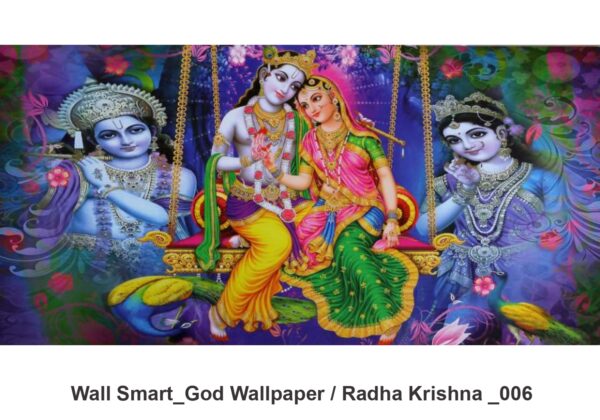 Radha Krishna customised wallpaper 006