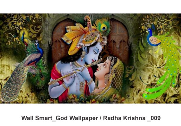 Radha Krishna customised wallpaper 009