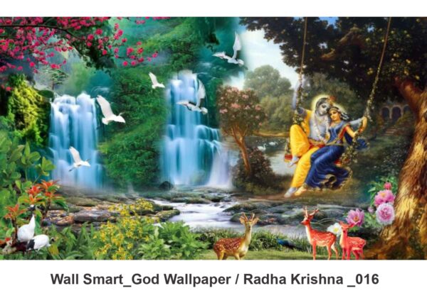 Radha Krishna customised wallpaper 016