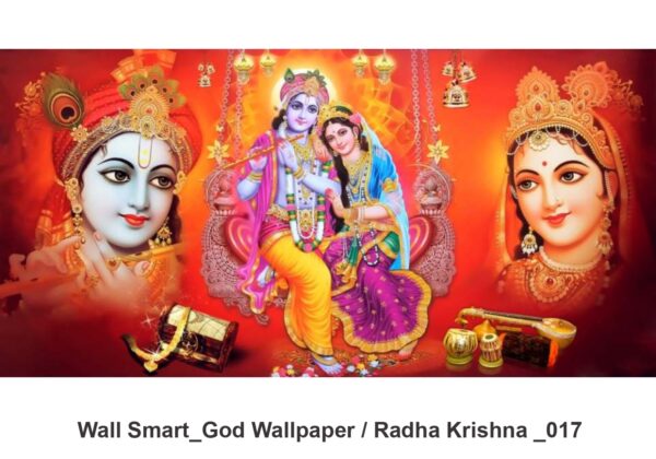 Radha Krishna customised wallpaper 017