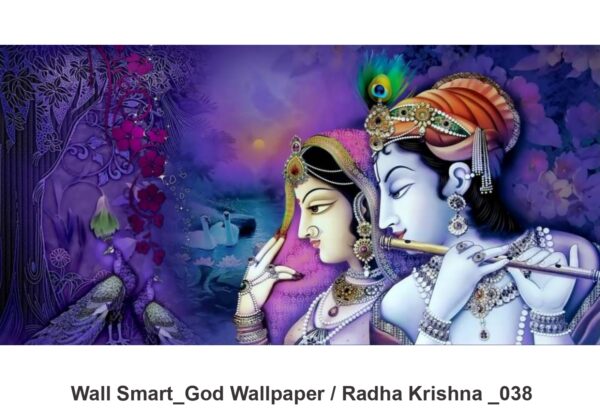 Radha Krishna customised wallpaper 038