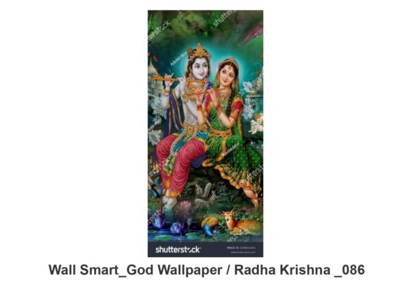 Radha Krishna customised wallpaper 086