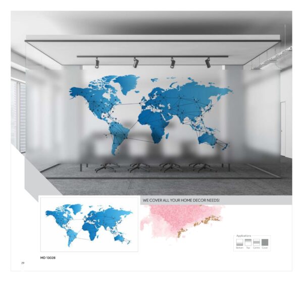 Decorative Glass Film 0028