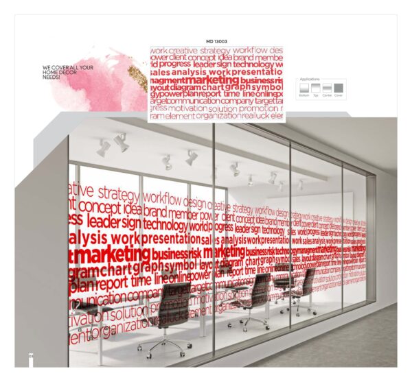 Decorative Glass Film 0004