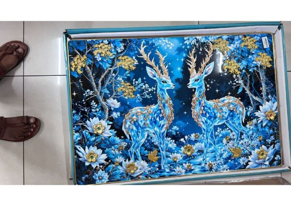 Blue Deer Artistic Photo Frame