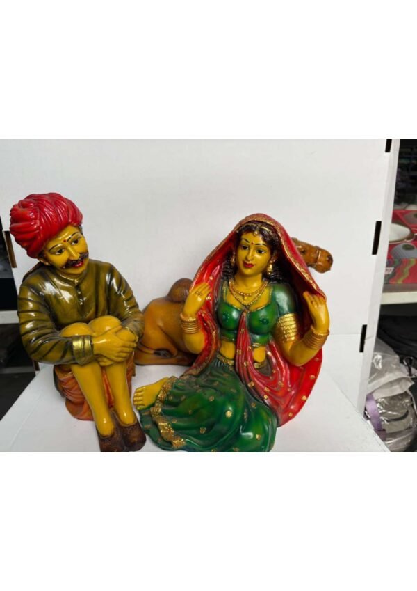 Rajasthani Village Couple Décor