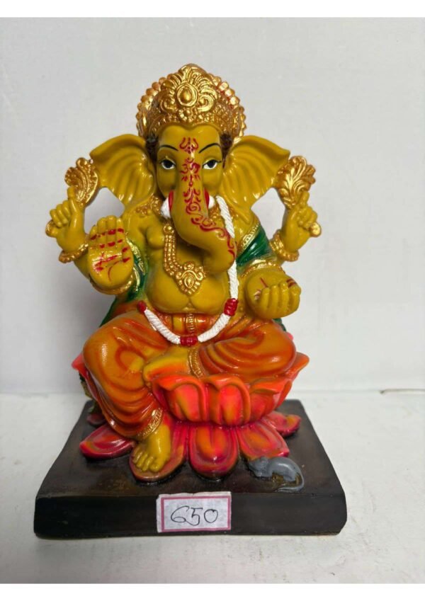 Lord Ganesha Sitting on Lotus