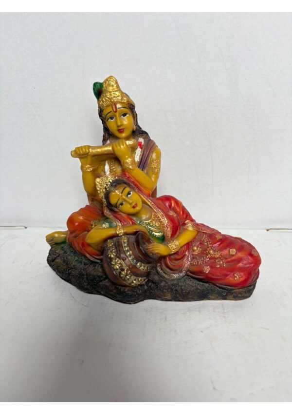 Radha Krishna Resting Statue